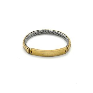 Flex-Let Vintage 1/15‎ 12KT Gold Filled Gwen Engraved ID Expansion Bracelet